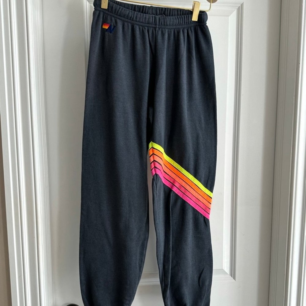 Aviator Nation Charcoal Gray Sweatpants